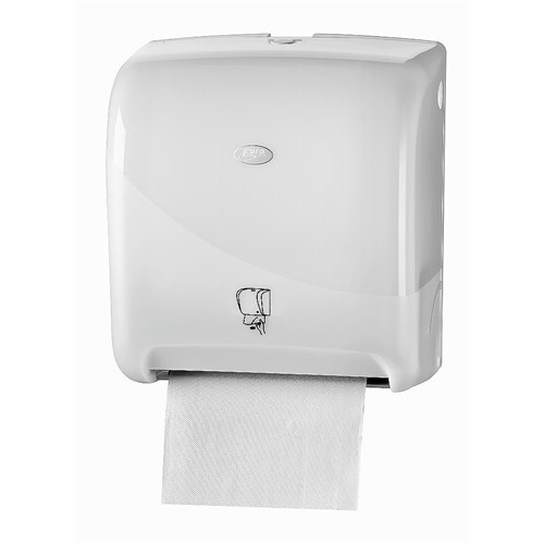 Handdoekroldispenser Euromatic Pearl White
